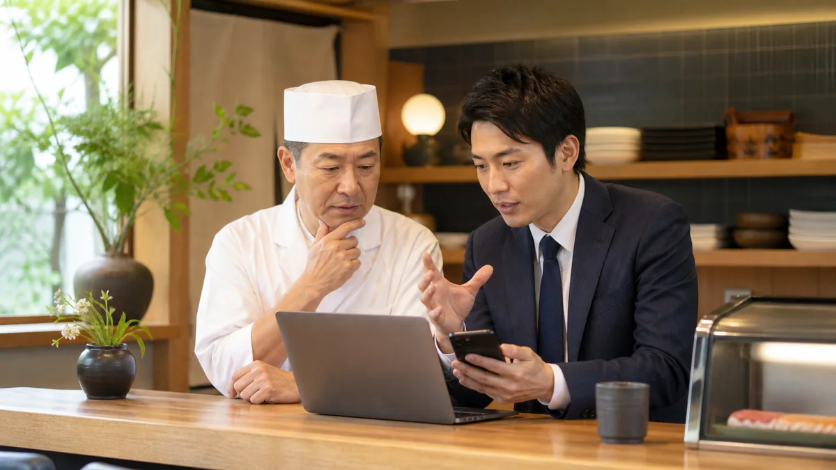 不適切な口コミの対応を相談する店舗オーナー